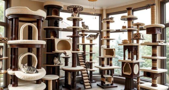luxury feline climbing structures