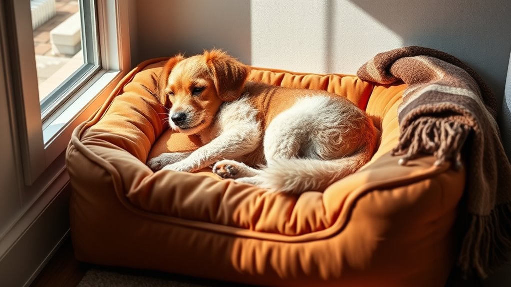 luxury heated pet beds