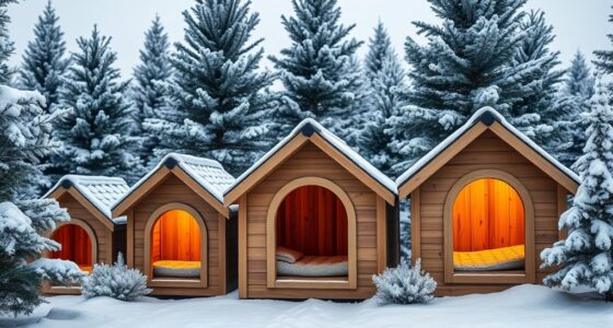 luxury heated pet houses