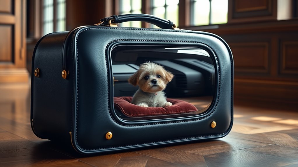 luxury pet travel carriers
