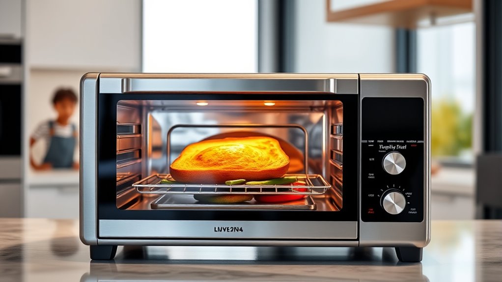 luxury toaster oven features