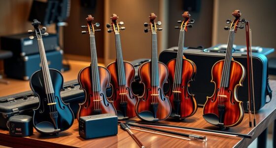 premium electric violin kits