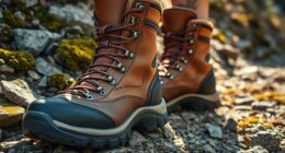 premium rugged hiking boots