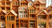 premium wooden dollhouse collections