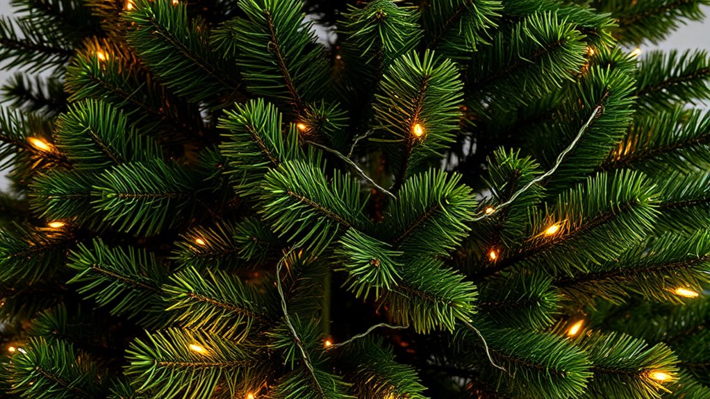 selecting realistic pre lit trees
