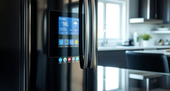 smart touchscreen refrigerator selection
