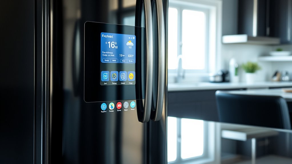 smart touchscreen refrigerator selection
