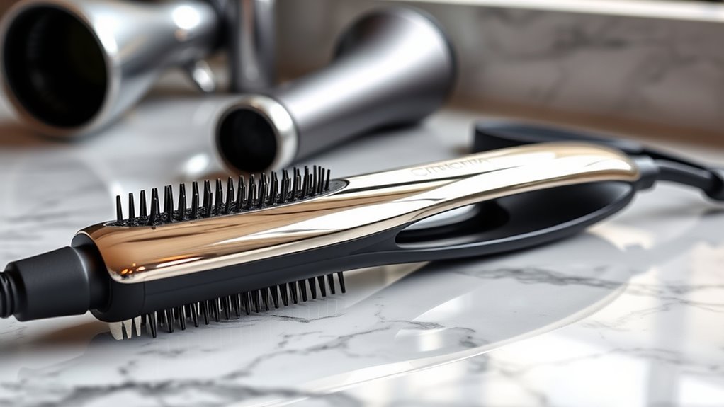top luxury hair straightening brushes