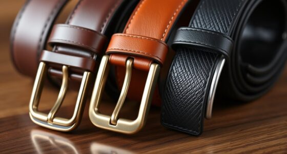 top premium leather belt selection