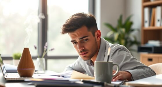 aromas alleviate office stress