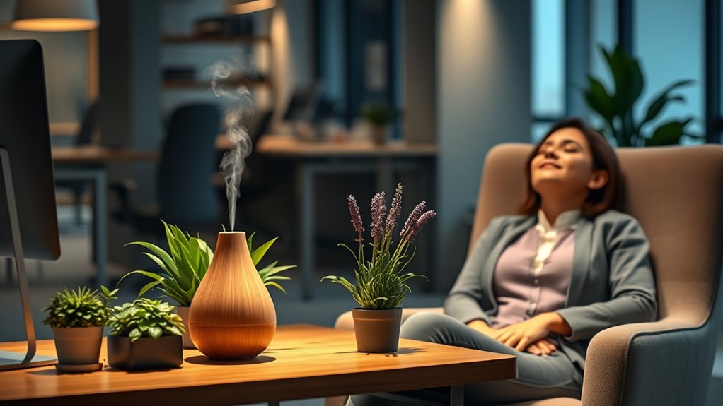 aromatherapy boosts workplace well being