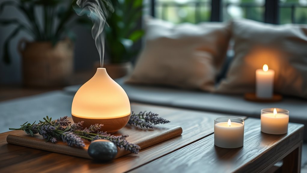 aromatherapy enhances meditation focus