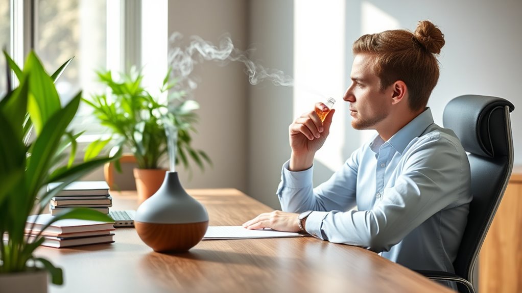 aromatherapy for workplace relaxation