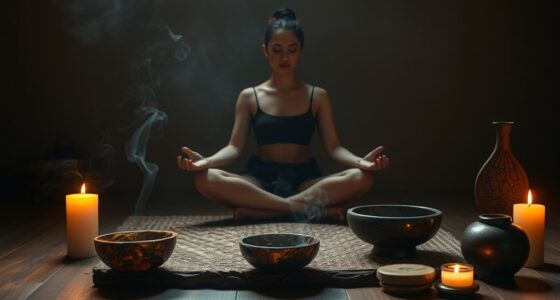 aromatherapy incense meditation session