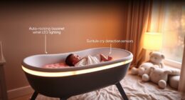 auto rocking bassinet with cry detection