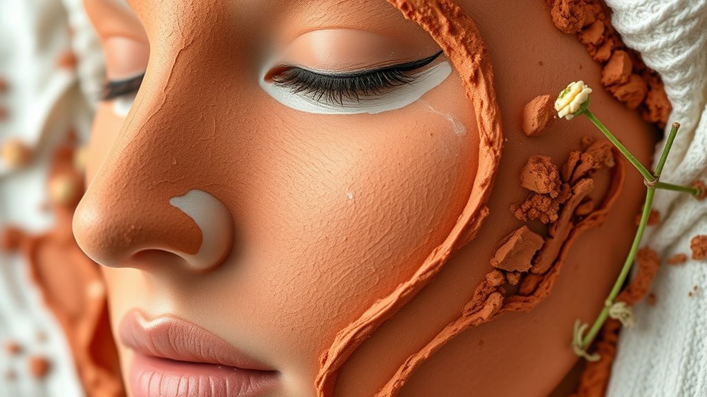 clay and hydrosol masks