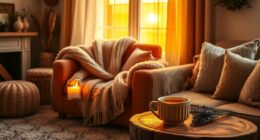 cozy aromatic evening ritual