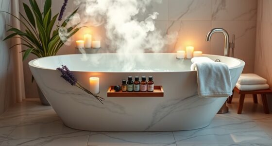 create a luxurious bath experience
