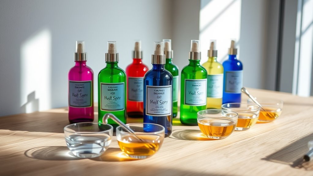 create personalized aromatic sprays