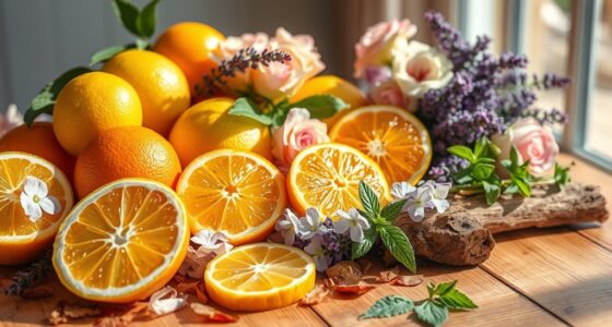 fruity floral woody aromas