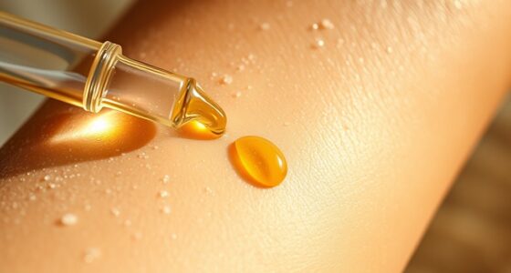 gentle exfoliation and oils