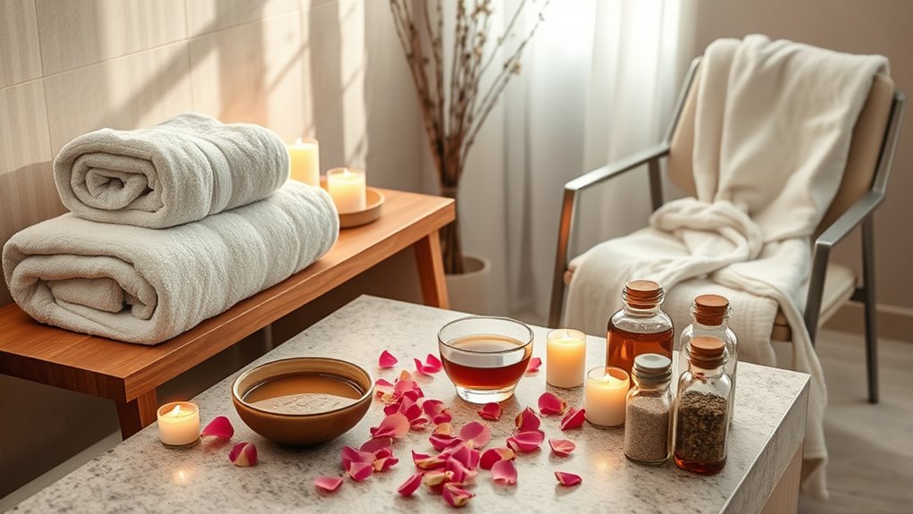 home spa weekend plan