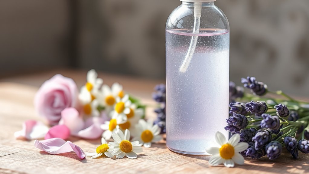 hydrosol infused botanical skincare