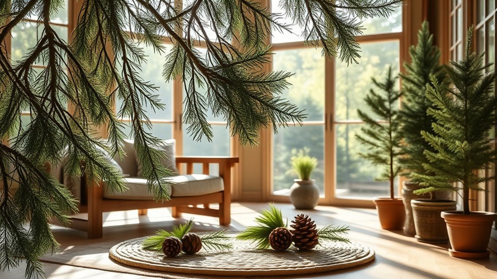 indoor conifer scent therapy