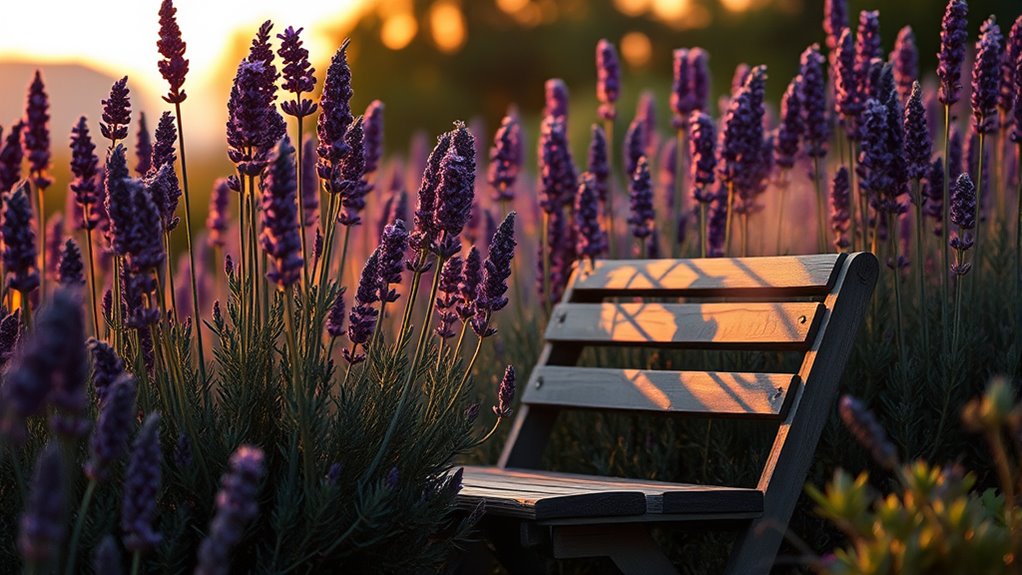 lavender scents dim lighting