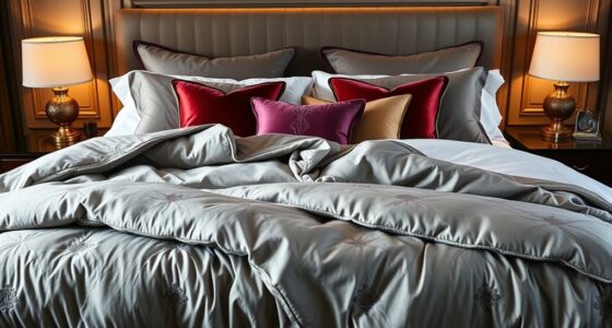 luxury king bed bedding