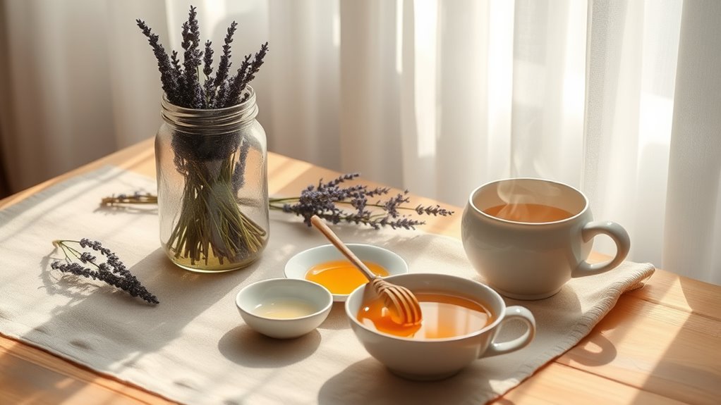 mindful scent calming ritual