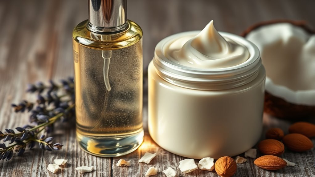 oils nourish lotions hydrate