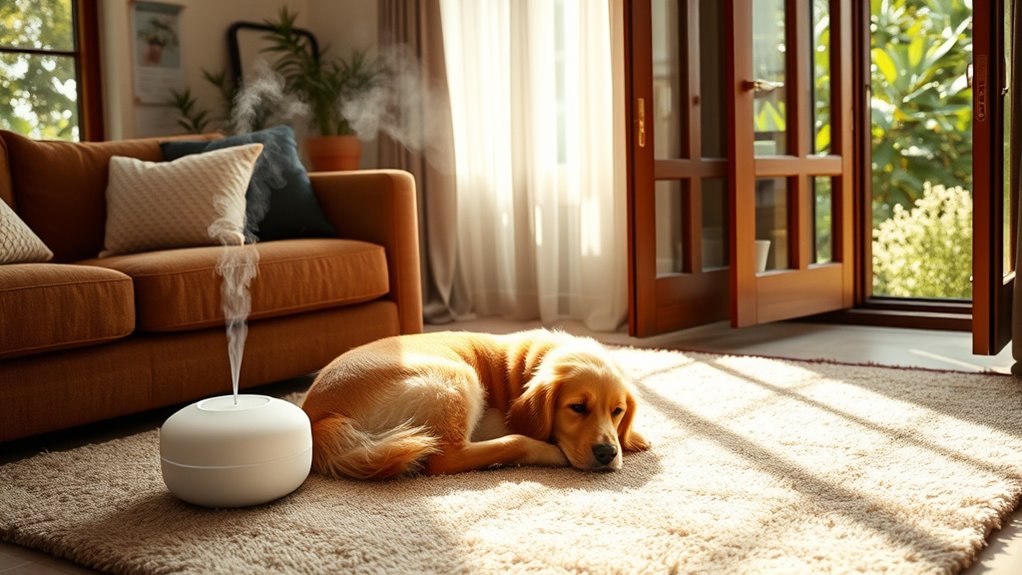 optimal pet safe diffuser placement