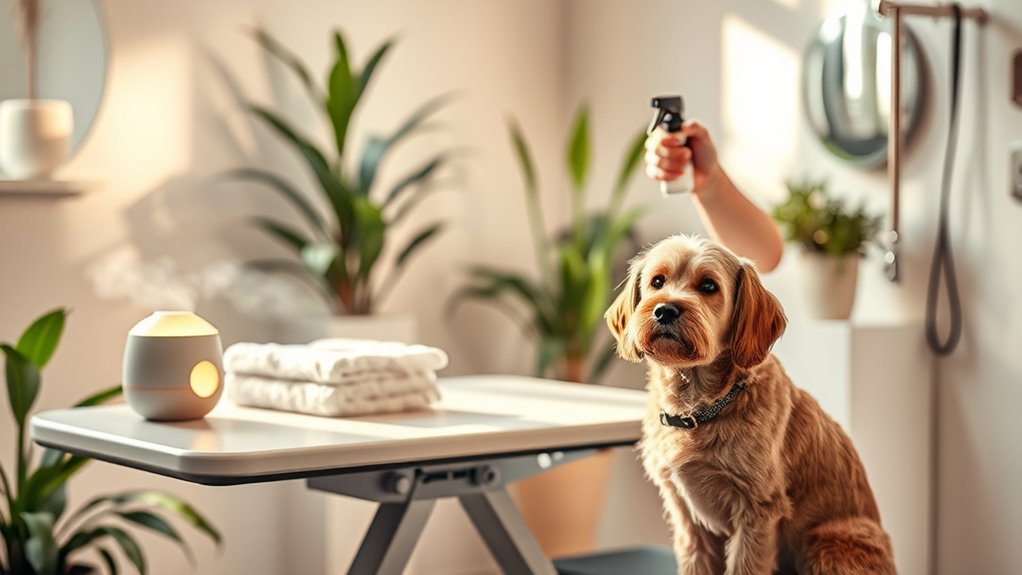 pet safe calming scent diffusion