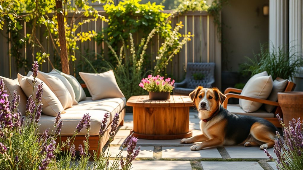 pet safe outdoor relaxation