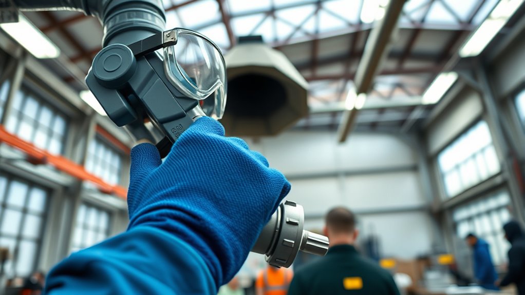 protective gloves goggles ventilation