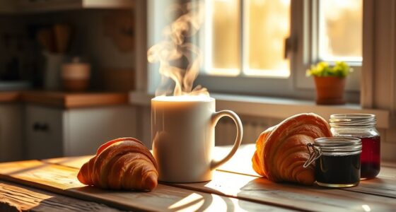 serene breakfast aroma