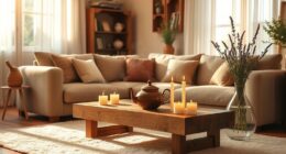 serene living room hosting