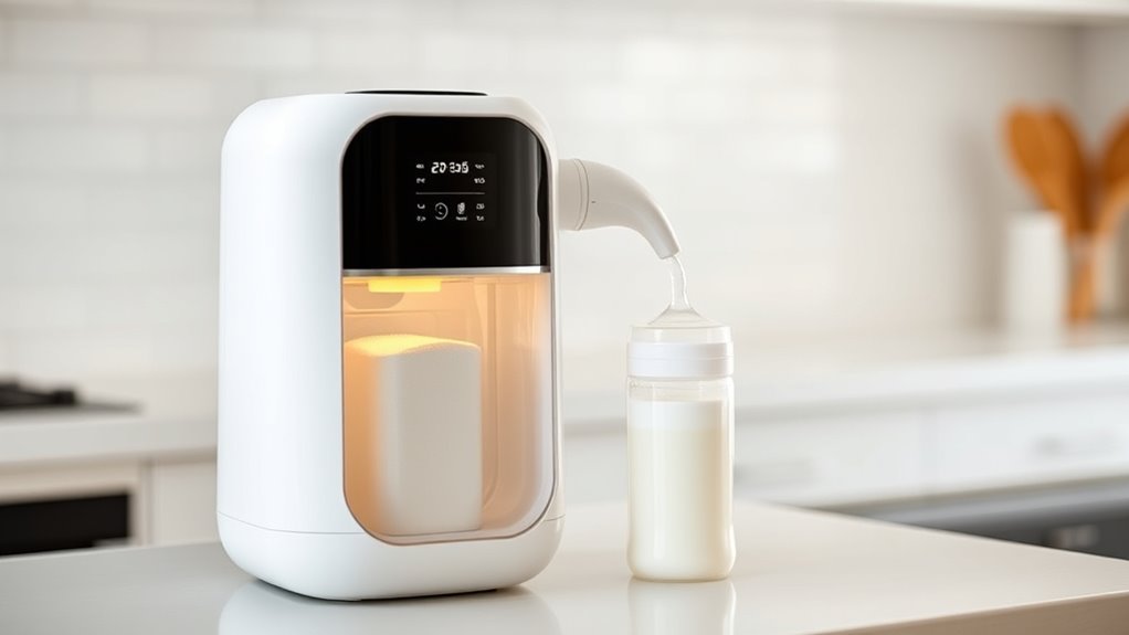 temperature controlled formula dispenser