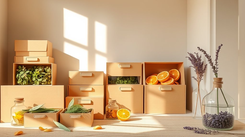 use scents to organize