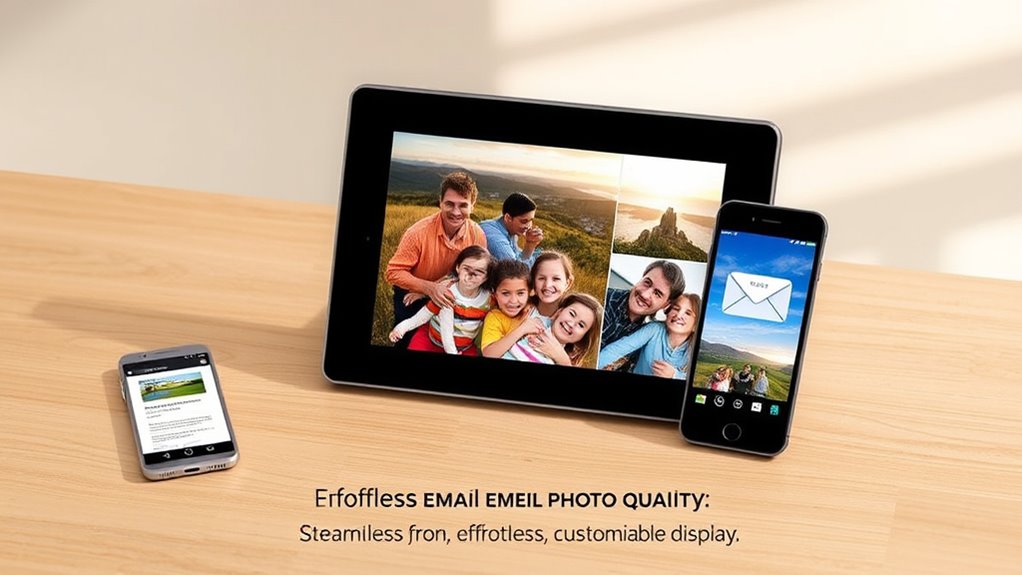 email photo sharing features