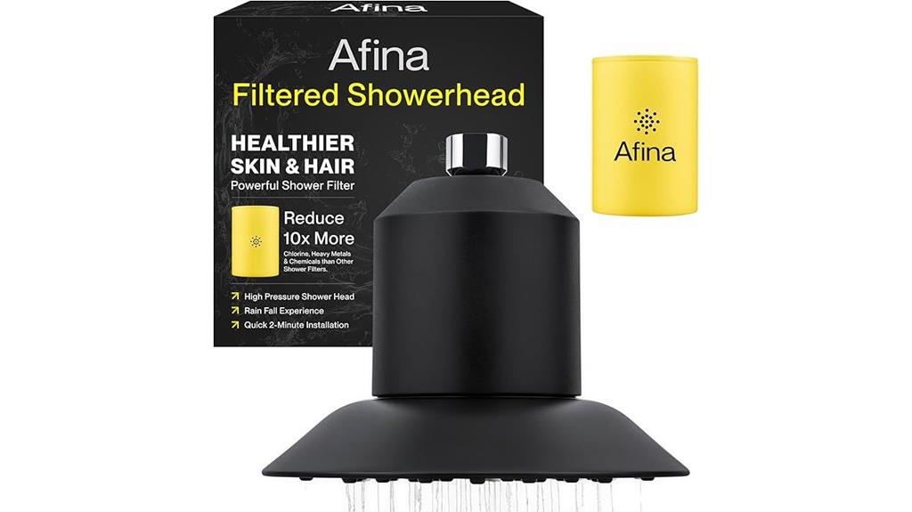 filtered soft water shower