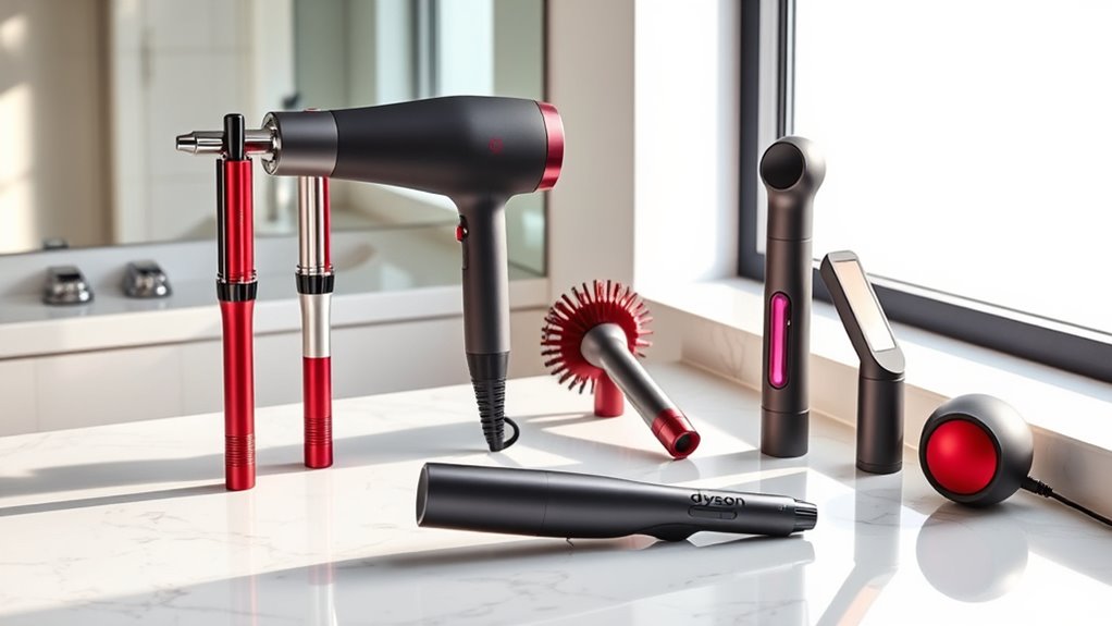 hair type attachments heat control