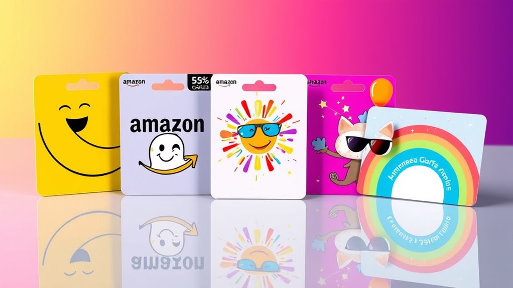 humorous amazon gift card designs
