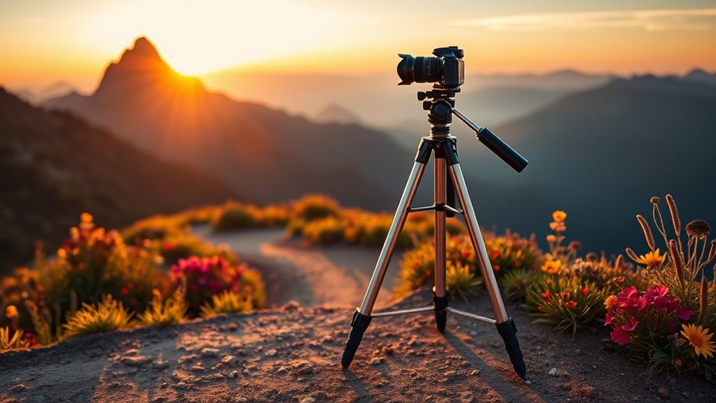 lightweight adjustable stable tripod