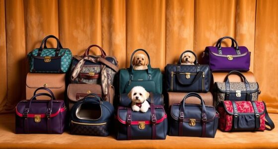luxurious travel dog carriers