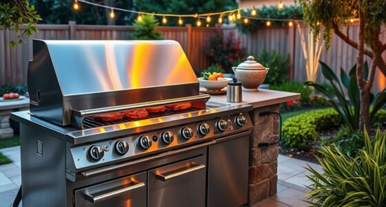 luxury backyard grill selection
