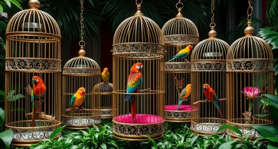 luxury bird cages selection