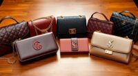 luxury designer handbags selection