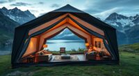 luxury durable camping tents